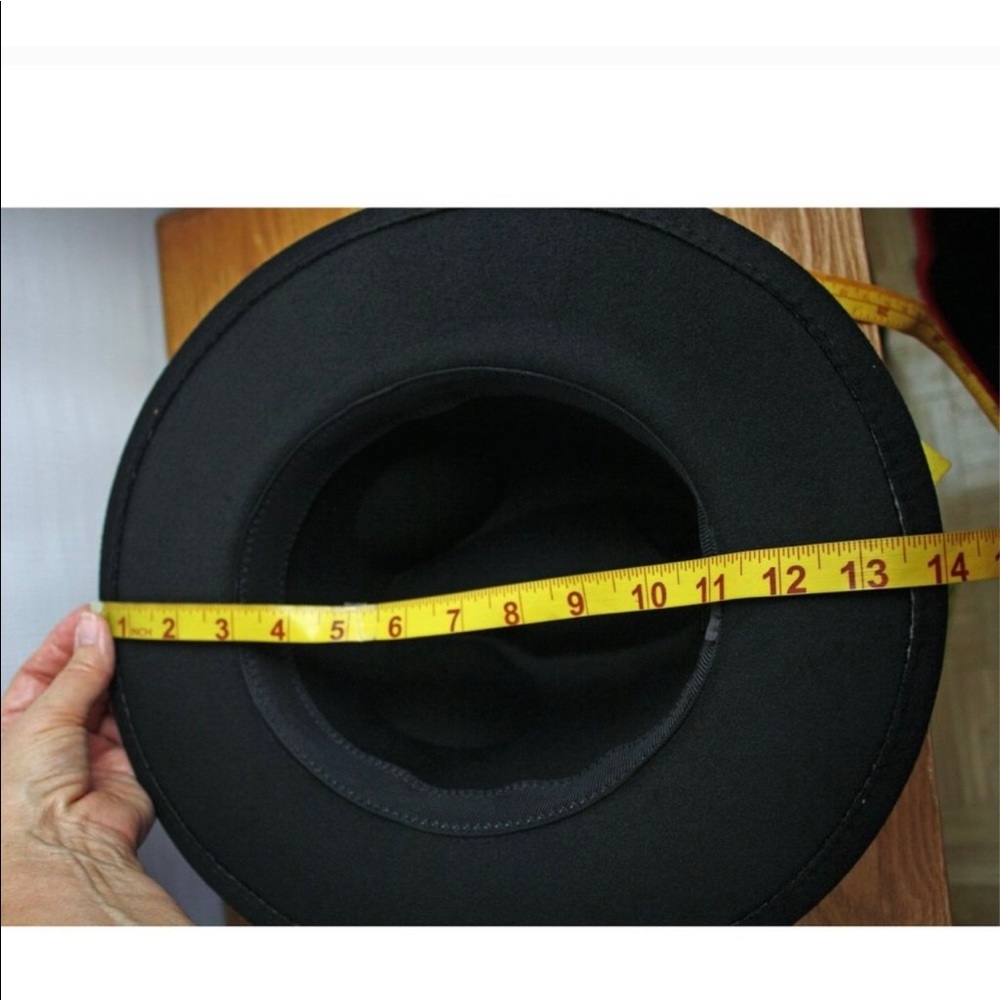 New! Sale 🔥 Ivory Leopard Felt Wool Belted Panama Hat - Picture 9 of 11